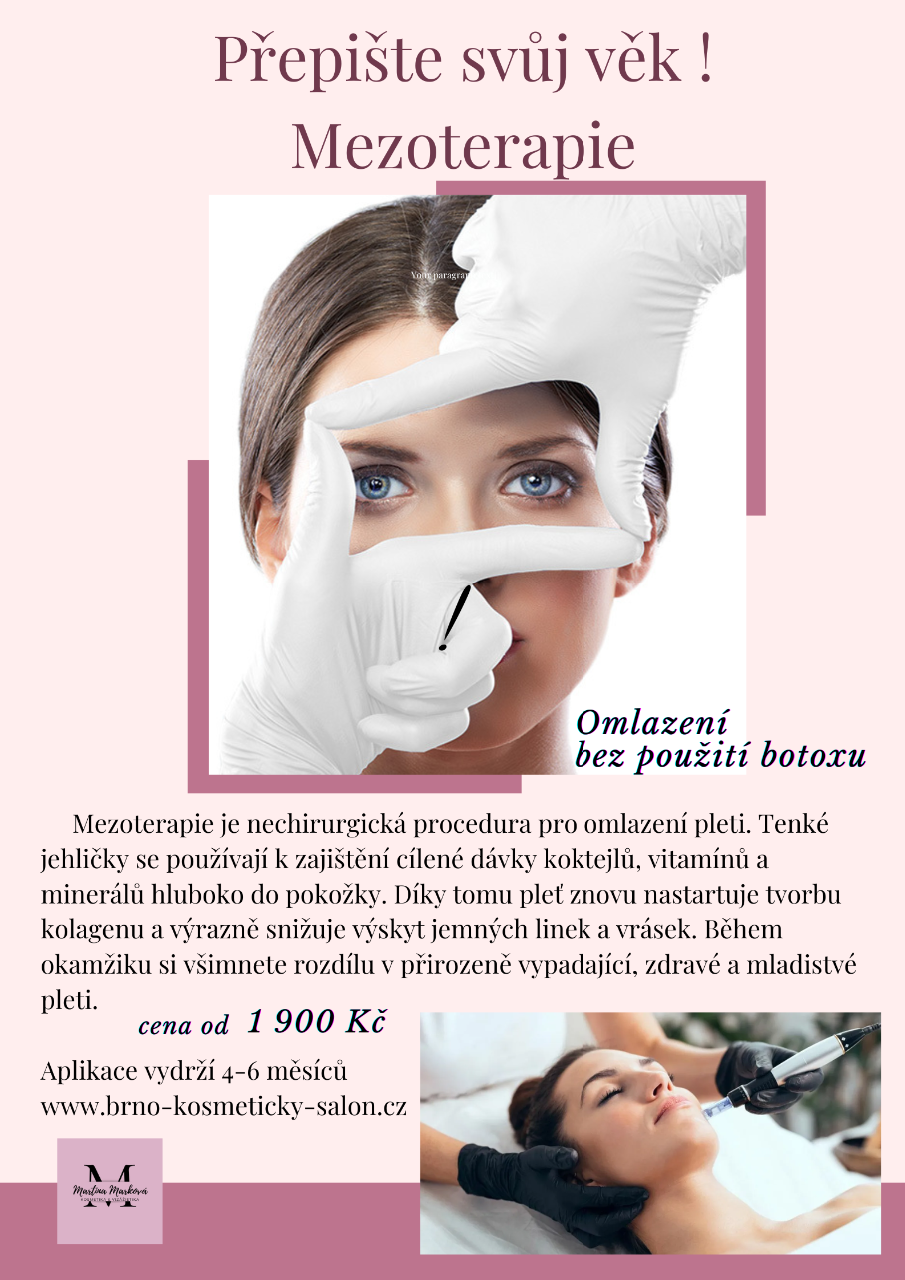 Speciální vypnutí -vyhlazení vrásek pleti, krku